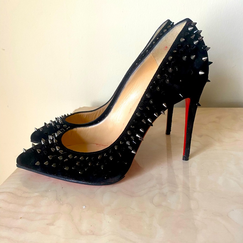 SPIKED LOUBOUTIN HEELS